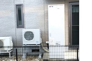 電気温水器からエコキュートへの取替工事