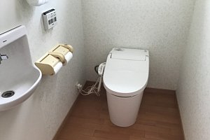 新しいトイレ