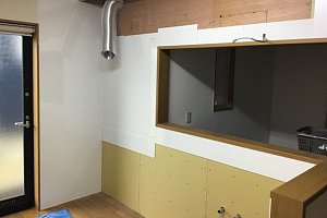 キッチン工事中②