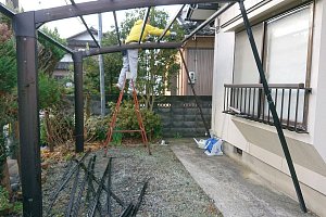 豪雪地域庭不向き