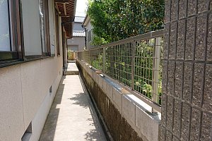 高さ800㎜のフェンス