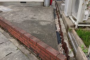 犬走り土間斫り前