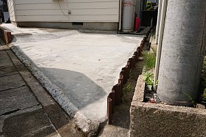 コンクリート土間打ち後