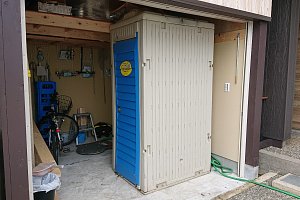 水洗仮設トイレ