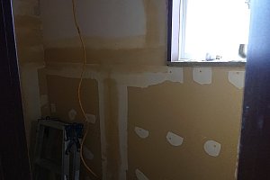 クロス下地パテ施工