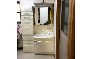 洗面化粧台リフォーム