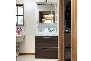 洗面化粧台リフォーム