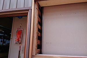 サッシ部分