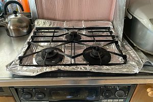 ビルトインコンロ取替前