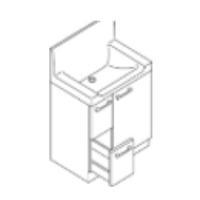 ベースキャビ引出しタイプ間口750㎜
