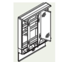 3面鏡スマートポケット　間口750㎜