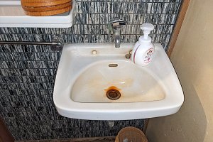 汚れがひどく水洗が使いにくい