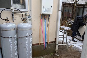 配管カバー下地取付