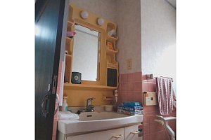 施工前　洗面台　洗面化粧台