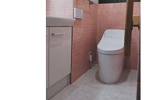 CF　トイレ　クッションフロア