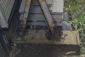 オイルタンク　サビ　錆　老朽化