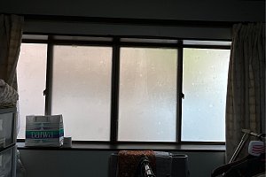 ヤマキシ川北店内窓施工事例施工前写真洋室YKK内窓プラマードU