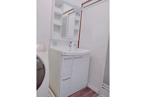 洗面台　洗面化粧台　洗面化粧台リフォーム　リフォーム　洗面台交換