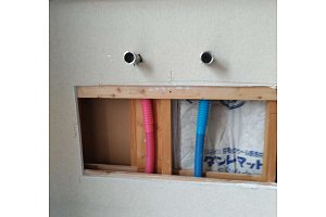 洗面台　洗面化粧台　洗面化粧台リフォーム　リフォーム　洗面台設置　新設