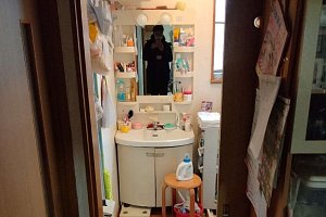 洗面化粧台交換