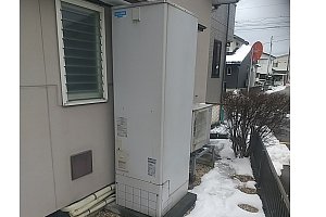 エコキュート　三菱　SRT-W376　オール電化　水漏れ