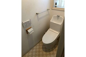 トイレ　トイレリフォーム　リフォーム　トイレ交換　TOTO　ZJ1　ウォシュレット一体便座