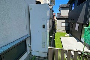 電気温水器です。長い間お疲れ様でした。