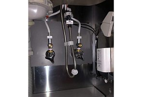 小工事　水栓交換　キッチン水栓　LIXIL SF-NAB454SYXN　タッチレス