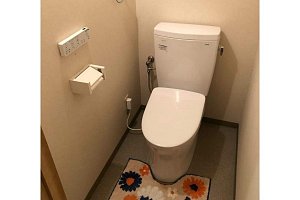 トイレ　トイレリフォーム　リフォーム　トイレ便座　便座交換　アプリコット　TOTO