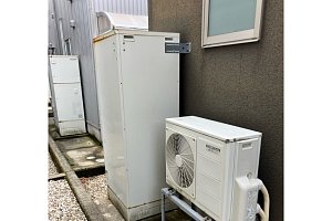 三菱　エコキュート　430L　リモコン　本体処分 三菱　エコキュート　SRT-W466