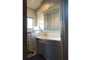 洗面台　洗面化粧台　洗面化粧台リフォーム　リフォーム　洗面台交換　クリナップ　ファンシオ　W900