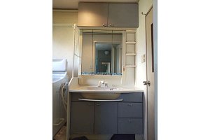 洗面台　洗面化粧台　洗面化粧台リフォーム　リフォーム　洗面台交換　クリナップ　ファンシオ　W900