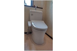 トイレ　トイレリフォーム　リフォーム　トイレ交換　TOTO　ピュアレストQR
