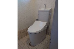 トイレ　トイレリフォーム　リフォーム　トイレ交換　LIXIL　アメージュZ　ﾊｲﾊﾟｰｷﾗﾐｯｸ