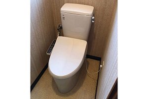 トイレ　トイレリフォーム　リフォーム　トイレ交換 LIXIL　アメージュZ　アクアセラミック　YBC-Z30H-NC