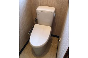 トイレ　トイレリフォーム　リフォーム　トイレ交換 LIXIL　アメージュZ　アクアセラミック　YBC-Z30H-NC