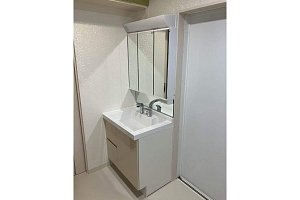 洗面台　洗面化粧台　洗面化粧台リフォーム　リフォーム　洗面台交換　LIXIL 洗面化粧台　J1