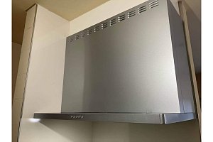 レンジフード　フラットスリムフード　交換工事　キッチン換気扇　キッチン換気扇交換　クリナップ　フラットスリムレンジフード　ZRS90ABZ21FSL-E　シルバー