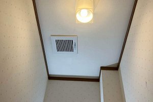 トイレ換気扇　換気扇交換　Panasonic　天埋換気扇　FY-17CB　パイプファン　FY-08PDL90D