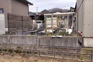 目隠し　フェンス　フェンス工事