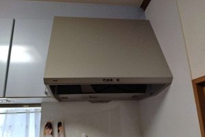 レンジフード交換(プロペラ→シロッコ)　換気扇交換　換気扇　タカラスタンダード　VUA-751AD（V)
