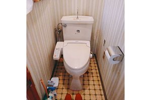 トイレ　トイレリフォーム　リフォーム　トイレ交換　TOTO　	ｳｫｼｭﾚｯﾄ一体型 ZR1配管/手洗付