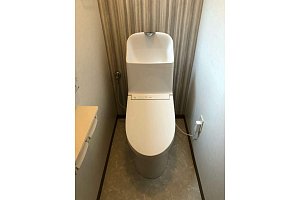 トイレ　トイレリフォーム　リフォーム　トイレ交換　TOTO　	ｳｫｼｭﾚｯﾄ一体型 ZR1配管/手洗付