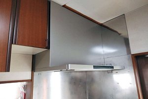 レンジフード交換　シロッコファン　プロペラファン　交換工事　新エールレンジフード　ZRS90ACF22MSZ　クリナップ