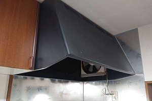 レンジフード交換　シロッコファン　プロペラファン　交換工事　新エールレンジフード　ZRS90ACF22MSZ　クリナップ