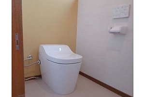 トイレ　トイレリフォーム　リフォーム　トイレ交換　Panasonic　ｱﾗｳｰﾉS160　ﾀｲﾌﾟ2 ﾌﾗｯﾄﾘﾓｺﾝ