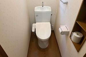 トイレ　トイレリフォーム　リフォーム　トイレ交換　TOTO　ピュアレストQR