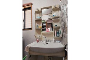 洗面台　洗面化粧台　洗面化粧台リフォーム　リフォーム　洗面台交換 クリナップ　ファンシオ