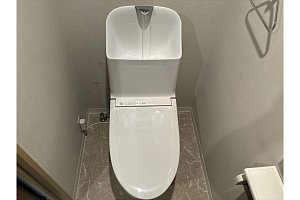 トイレ　トイレリフォーム　リフォーム　トイレ交換　TOTO　ｳｫｼｭﾚｯﾄ一体型 ZR1標準配管/手洗付