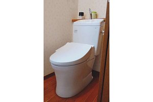 トイレ　トイレリフォーム　リフォーム　トイレ交換　TOTO　ピュアレストQR